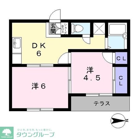 ヒルズペガサスの物件間取画像